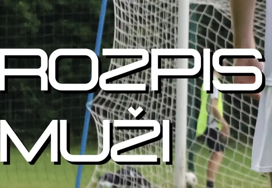 HARMONOGRAM PODZIMNÍ ČÁSTI MUŽŮ