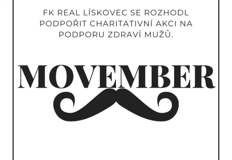 Muži podpoří MOVEMBER